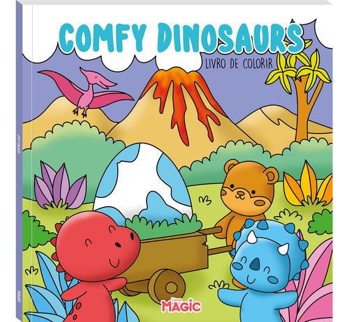 Comfy Dinosaurs - Livro De Colorir