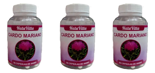 Cardo Mariano 500mg (180 Cáps) Envío Gratis!! 