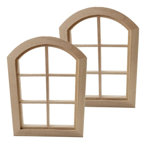 2x Casa De Muñecas Muebles De Abedul Escala 1/12 Adorno De