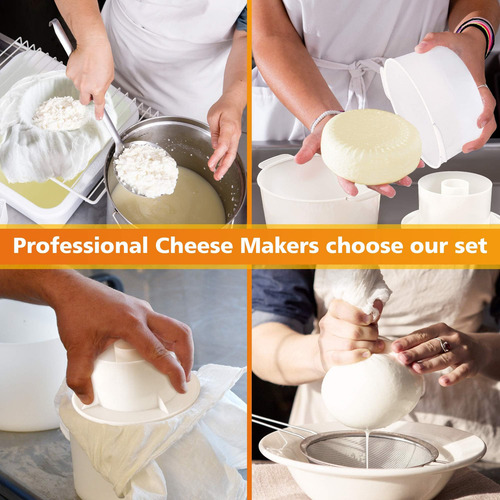 Molde Para Queso Kit Para Hacer Queso 2 Pzas Suministros Par