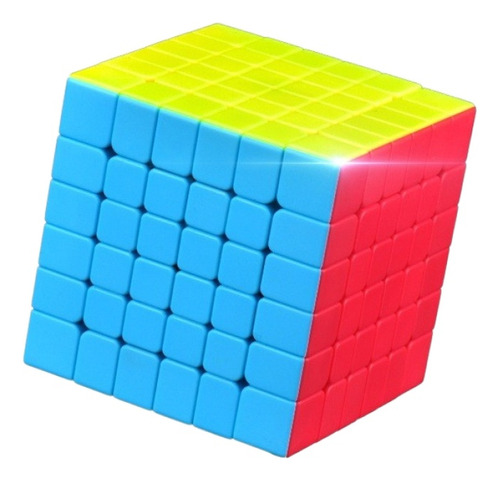 Cubo Mágico 6x6 Qiyi Qifan 6x6x6 65mm Sem Adesivo