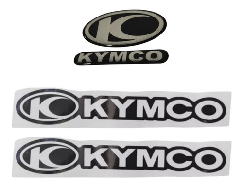 Emblemas Kymko Agility Frontal + Emblemas De Piso Par