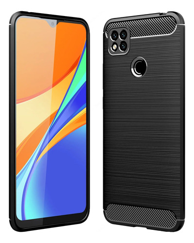 Funda Estuche Carbono Fiber Para  Xiaomi Redmi 9c