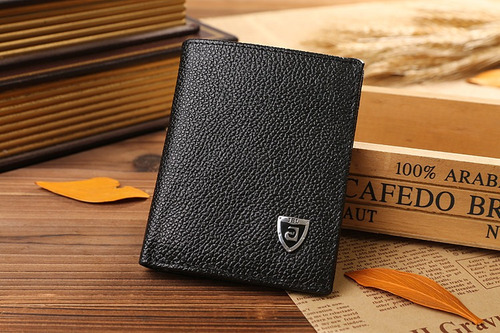 Billetera Delgada Tarjetero Elegante Hombre Alta Calidad