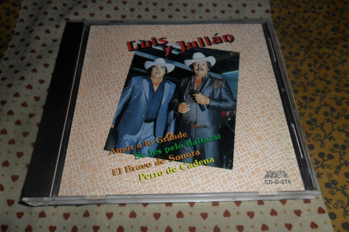 Cd Luis Y Julian Amor A Lo Grande Dmy 1997