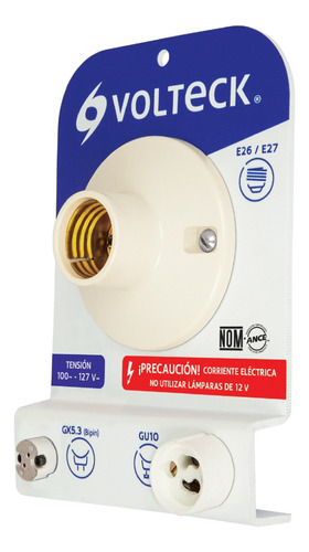 Probador Lámparas S E26 E27 Gx5.3 Y Gu10 Volteck 56005 Color Blanco