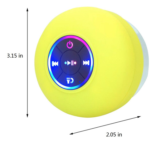Bluetooth Shower Speaker With Handsfree Mic