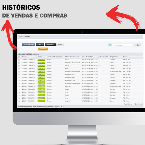 Sistema Online De Vendas, Pdv Vendas Estoque Caixa Sisvendas