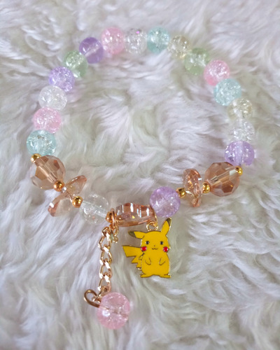 Pulsera Sanrio Cristal Importada Hello Kitty Kuromi Kawaii