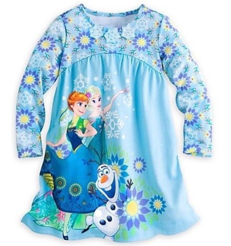 Frozen Camison Pijama Talla 3 Frozen Fever Disney Store 