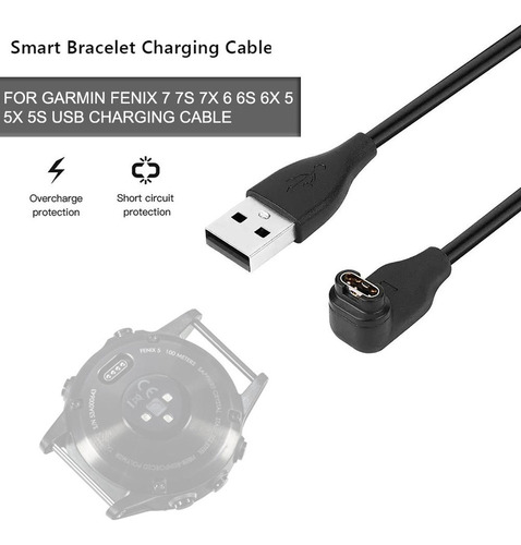 Para Cabo De Carregamento Garmin Fenix 6/6s/6x/7/7x Adaptado