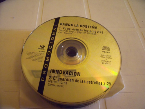 Cd Banda La Costeña, Yo He Visto En Invierno Promo Sencillo