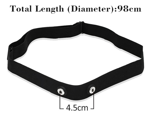Cinturón Pectoral De Frecuencia Cardíaca Para Polar Wahoo Ga