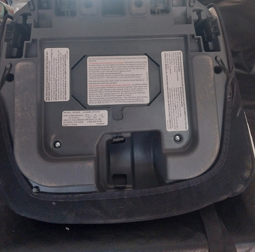 Sillita Graco Booster Affix Hb Con Respaldo 1852665 Negro (Usado)