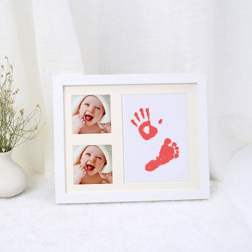 Kit De Moldura Para Pegadas E Mãos De Bebê, Por