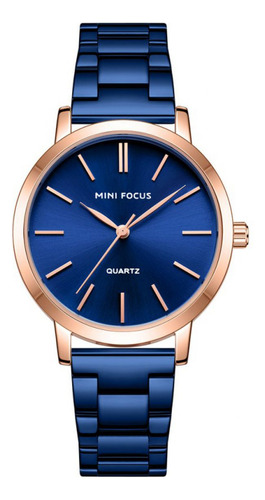 Reloj Para Mujer Mini Focus Mf0307l Mfa6221 Azul