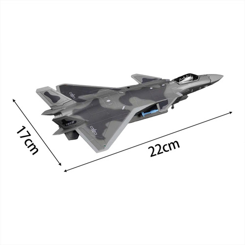 Avión De Juguete De Simulación De Aleación J20 A Escala