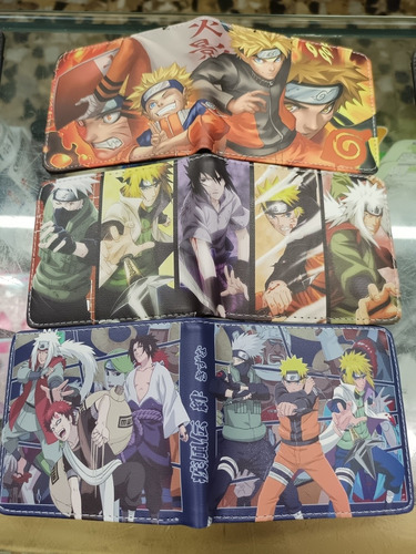 Billetera De Naruto En Diferentes Modelos. Tienda Física 