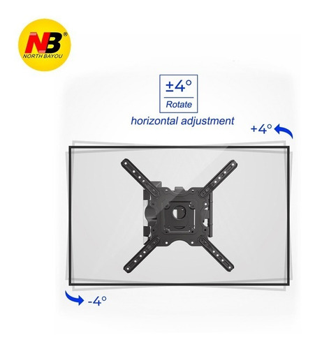 Imagen 6 de 7 de Soporte De Tv De Hasta 27.2kg (32 A 55) Nbp4 Calidad Premium