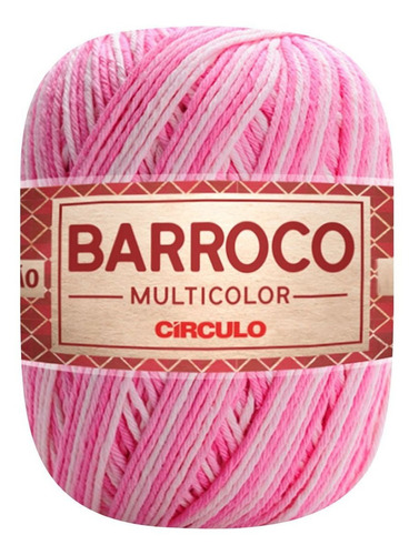 Barbante Barroco Multicolor Linha Crochê 6 Fios 200g Círculo Cor Bailarina