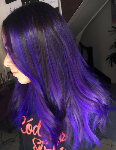 Cómo dejar el pelo violeta Tonalizante Violine Troia Hair