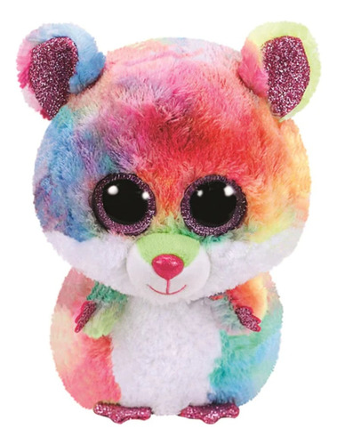 Ty Beanie Boos Rodney Hamster Multicolor Mediano 36416