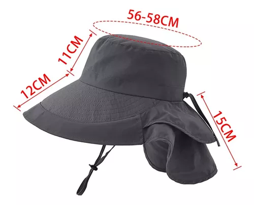 Sombrero Plegable Con Protección Uv Para Mujer