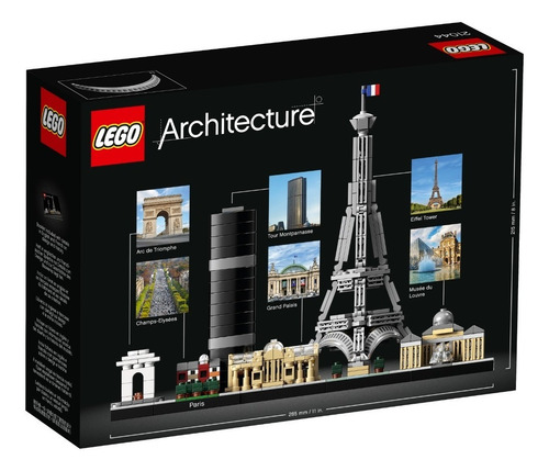Imagen 2 de 4 de Lego Arquitectura - 21044 - Paris - En Stock - Original!