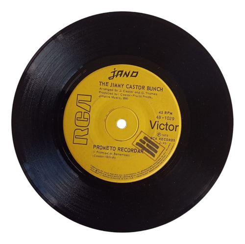 Vinilo Single The Jimmy Castor Bunch - Prometo Record ( H109 (Usado)