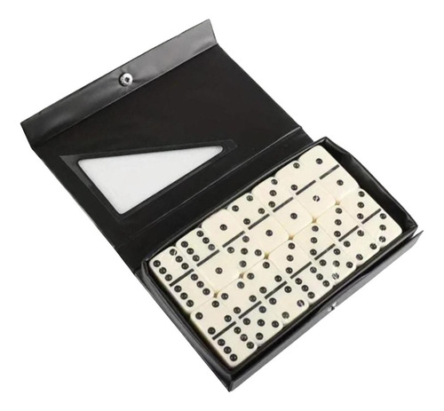 28 Estuche 8 Double De Set Juguetes En Dominó Portátil Six