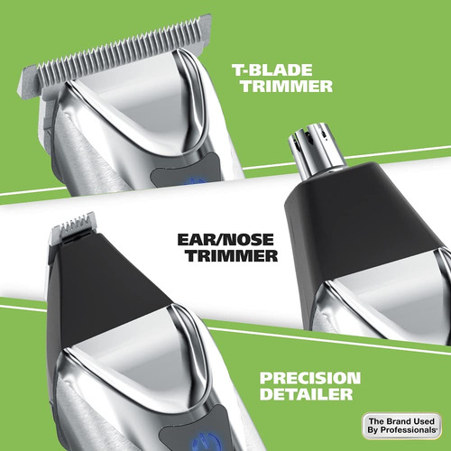 Aparador De Barba Wahl Usa Em Aço Inoxidável De Íon De Lítio