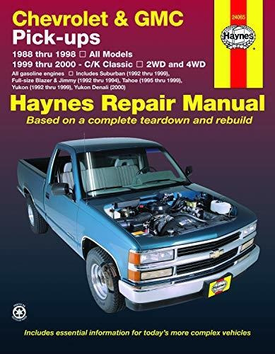 Book : Chevrolet And Gmc Full-size Pick-ups (88-98) And C/k