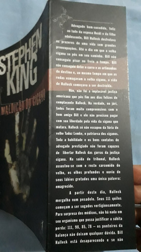 Livro Talismã+jogo Perigoso+maldição Cigan Stephen King Vl59