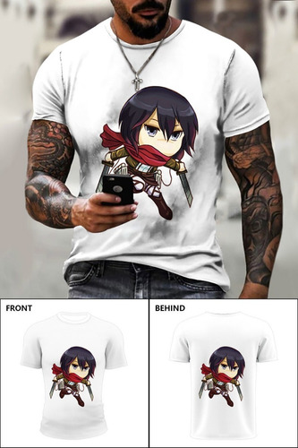 Polera Chibi Mikasa Shingeki No Kyojin - Attack On Titan
