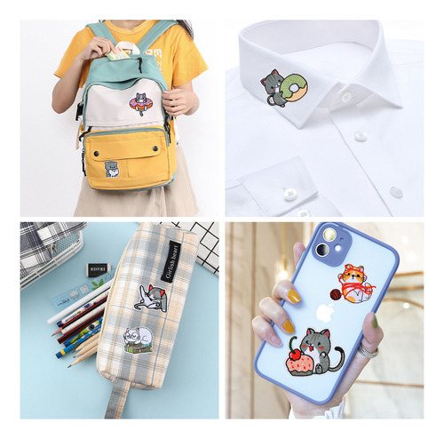 18 Parches Termoadhesivos, Parches Para Ropa De Minicatos, B