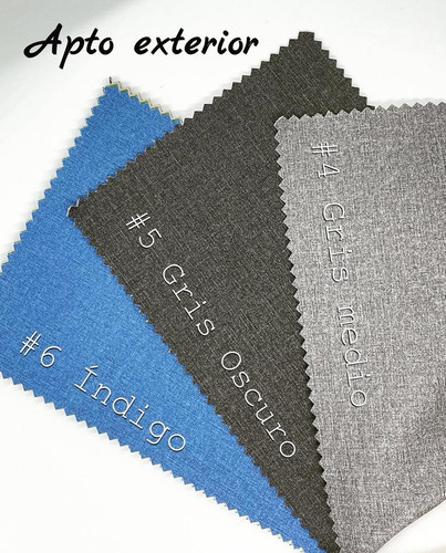 Tela Pvc Simil Lino Impermeable Glasgow Exterior X 3.50mts
