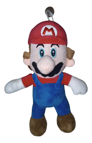 Peluche Super Mario Bross 26 Cm X 15 Cm Aprox Azul