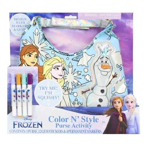 Frozen 2 Color N Style Purse Con Bolso