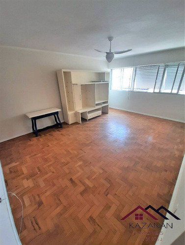 Imagem 2 de 15 de Apartamento 2 Dormitórios - Vista Mar - 1 Vaga De Garagem Gonzaga - Santos - 5061