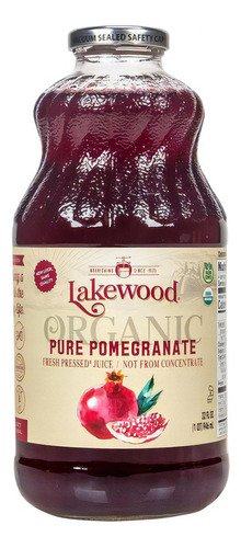 Lakewood Organic Pure Pomegranate 946 Ml