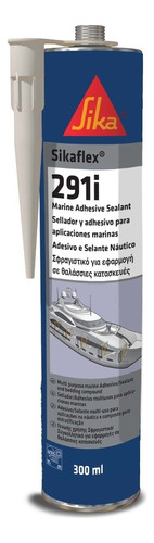 Sikaflex 291 Sellante Marine Embarcaciones 300 Ml Color Gris