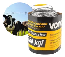Comprar Arame Farpado Para Cerca 250kgf 100m Aço Zincado Vonder