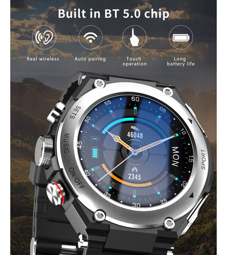 Reloj Inteligente Con Audífonos Inalámbricos 2 En 1 Pulser