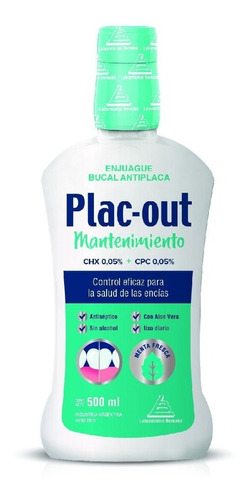 Placout Mantenimiento Enjuague Bucal 500 Ml