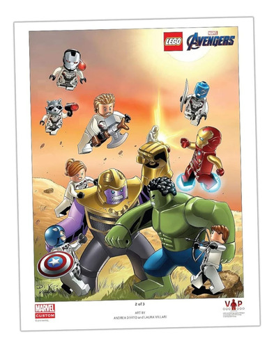 Poster Exclusivo Lego Vip Original Avengers Endgame