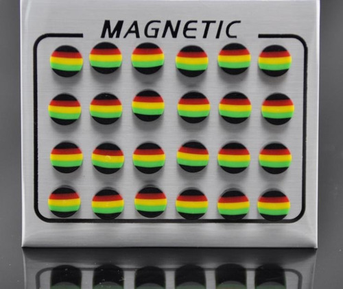 Aros Imán Magneticos Unisex Sin Perforación 8 Y 10mm (par)