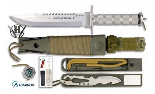 Cuchillo De Supervivencia Albainox 31771 Combat King I Full