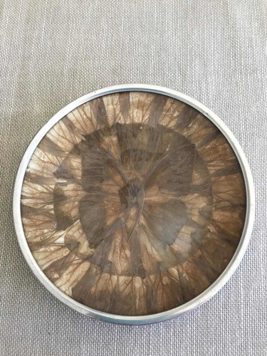 Platito De Colgar Fondo Metal (Usado)