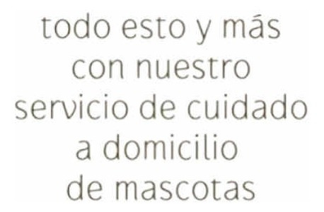 Imagen 5 de 5 de Cuidado De Mascotas