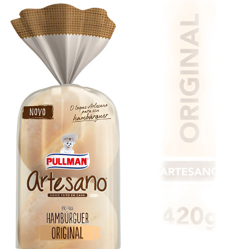 Pão para hambúrguer Pullman 420 g
